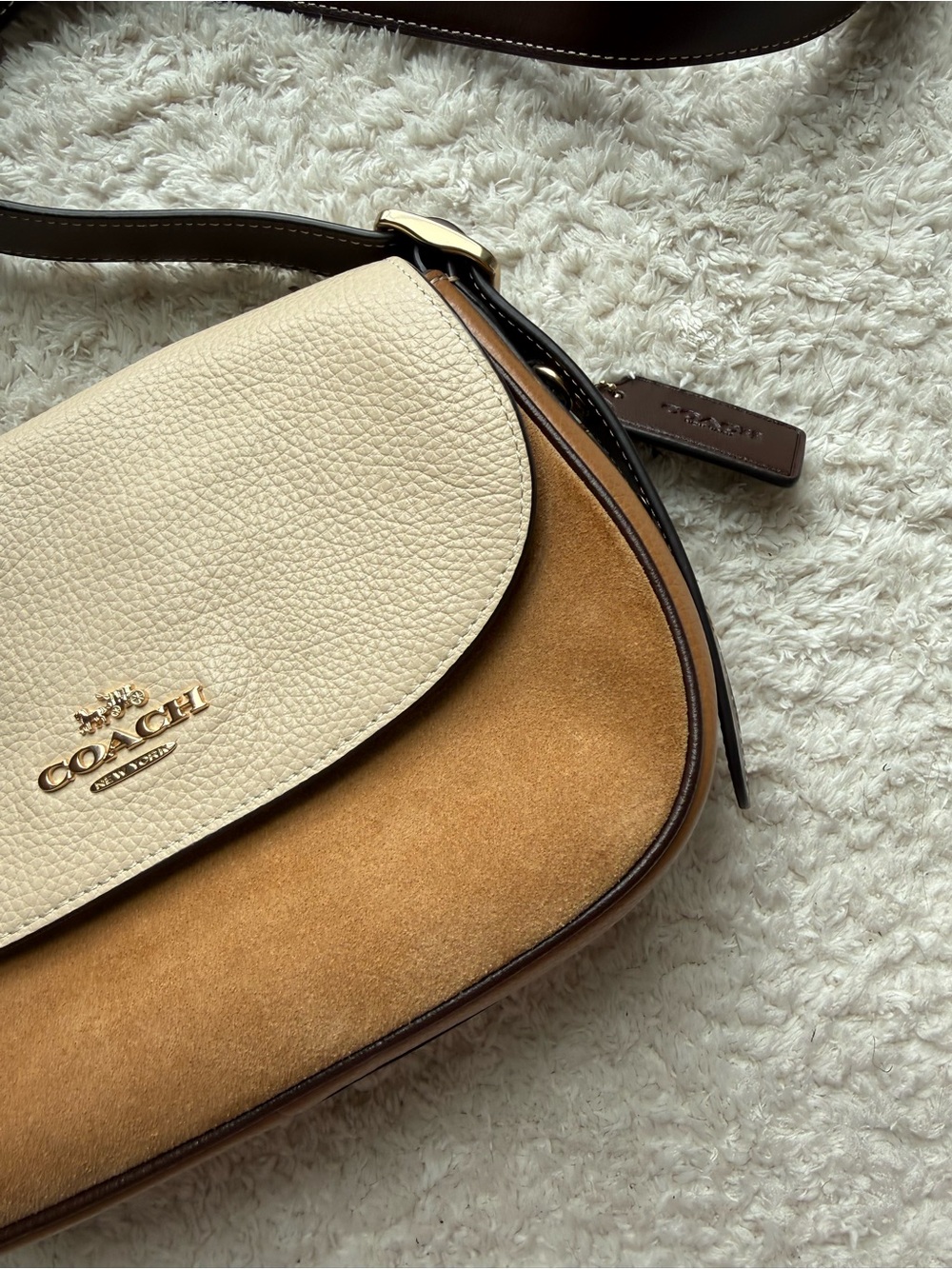 Coach Macie Saddle Bag in Colorblock